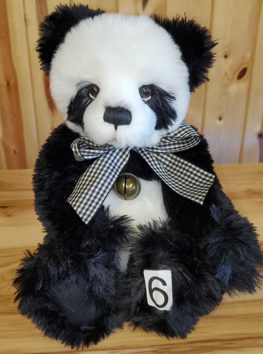 Cartwright - 14" Soft Black and White Panda by Charlie Bears