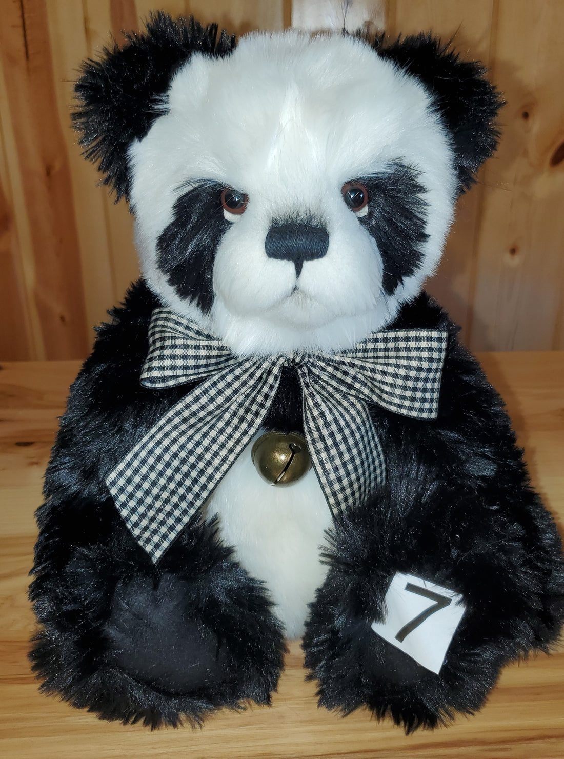 Cartwright - 14" Soft Black and White Panda by Charlie Bears