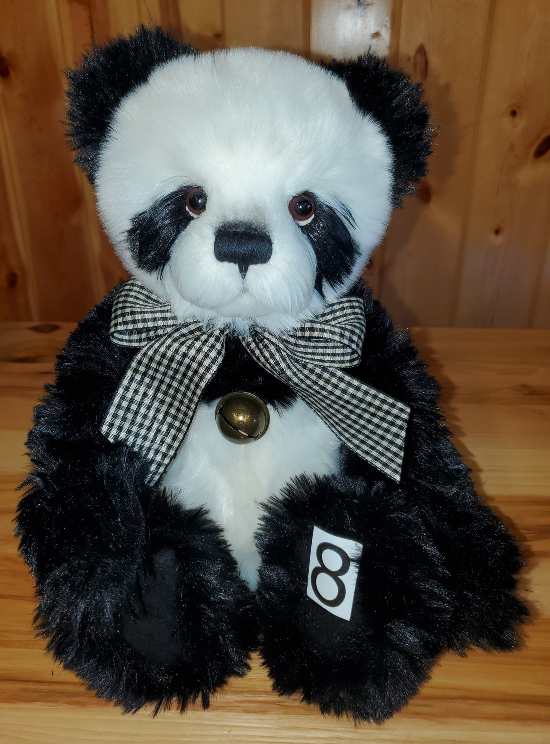 Cartwright - 14" Soft Black and White Panda by Charlie Bears