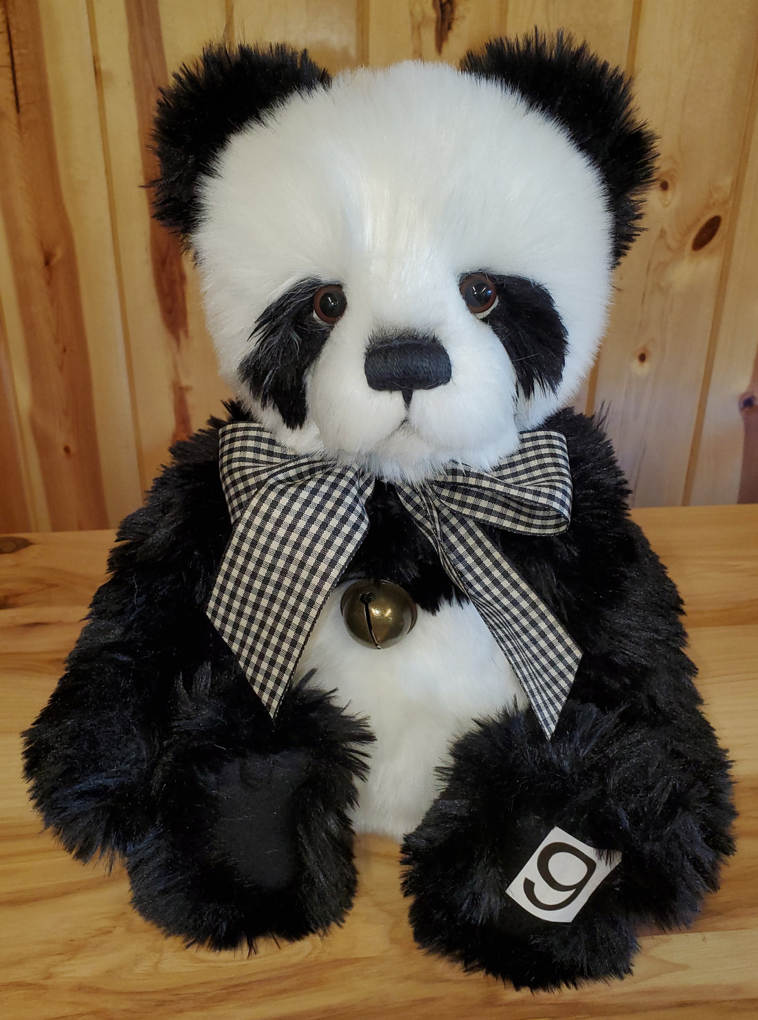 Cartwright - 14" Soft Black and White Panda by Charlie Bears