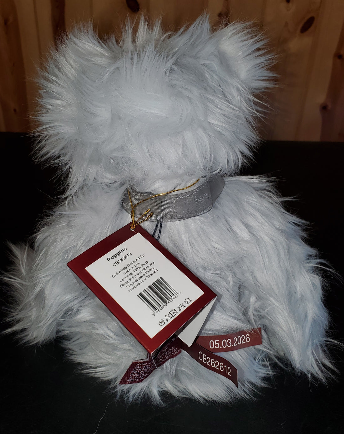 Poppins - 13.5" Grey plush by Charlie Bears