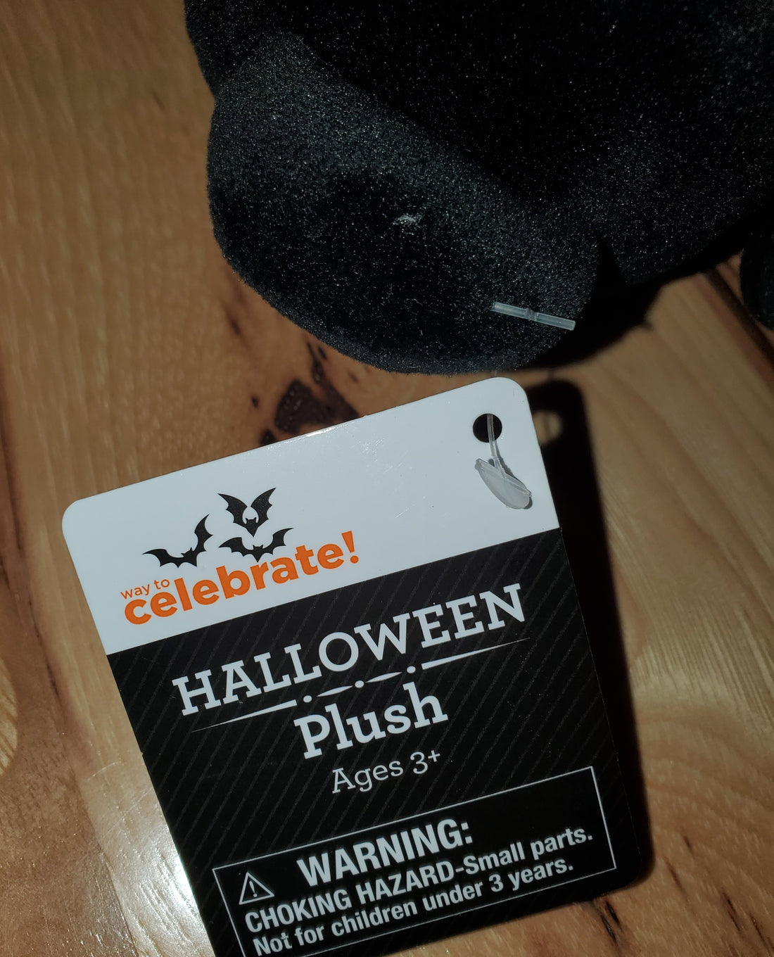 Black Plush Halloween Skeleton Gummie Bear