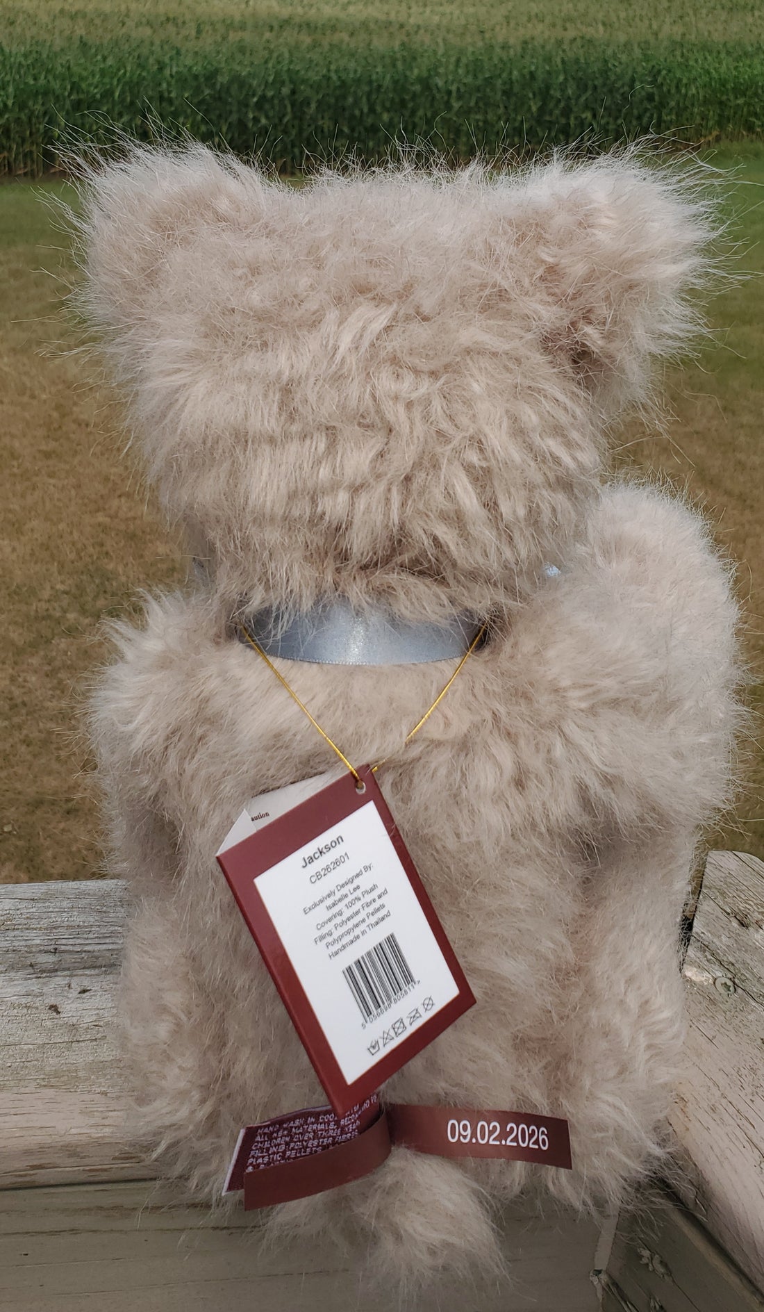 Jackson - 16" Beige Teddy w/ Growler Noise Maker by Charlie Bears