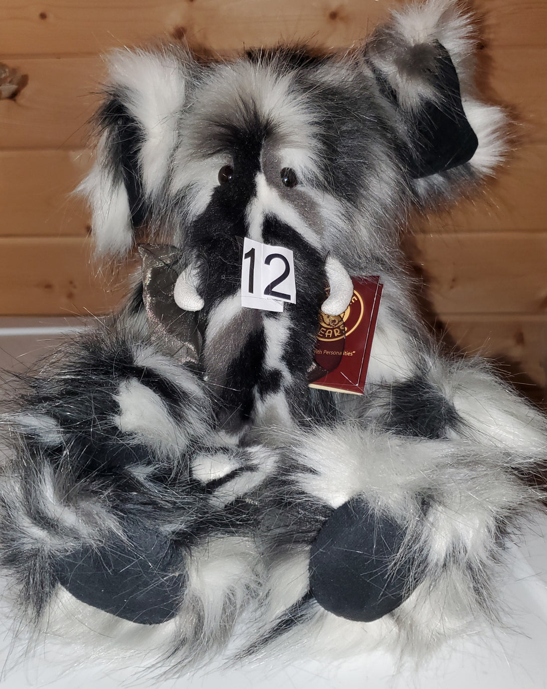 Everest - 16" Grey, Furry Elephant by Charlie Bears