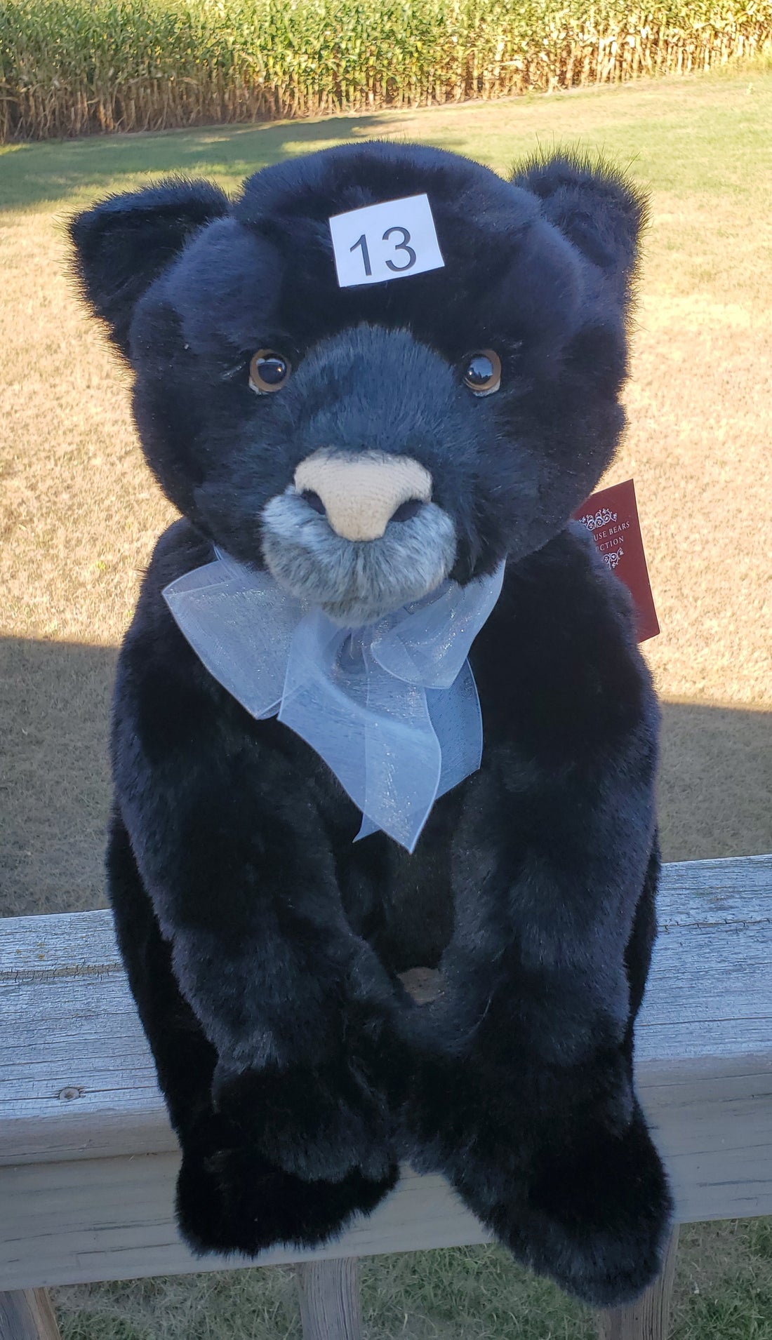 Silhouette - 15" Bearhouse, Non-Jointed Black Panther by Charlie Bears