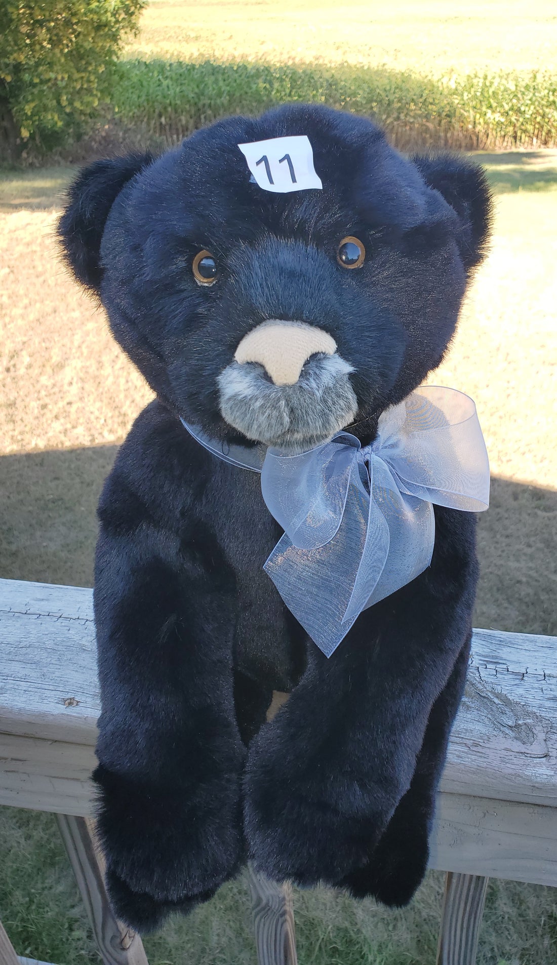 Silhouette - 15" Bearhouse, Non-Jointed Black Panther by Charlie Bears