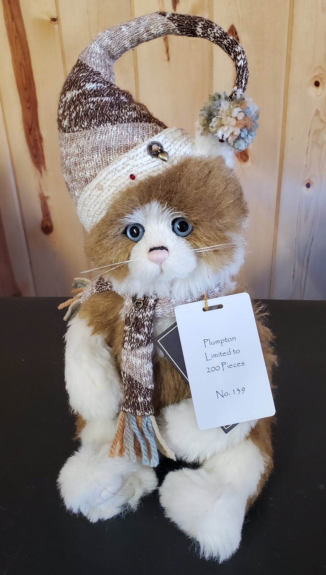 Plumpton - 12" Mohair Kitty Cat,  Isabelle Collection - Only 200 Made!