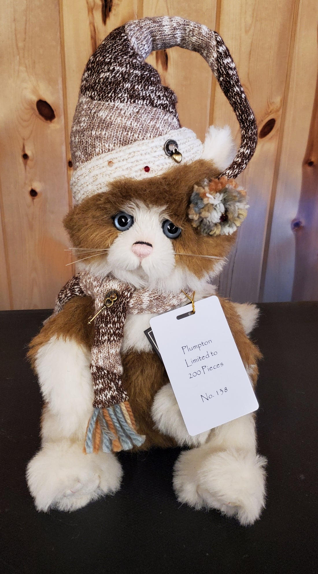 Plumpton - 12" Mohair Kitty Cat,  Isabelle Collection - Only 200 Made!