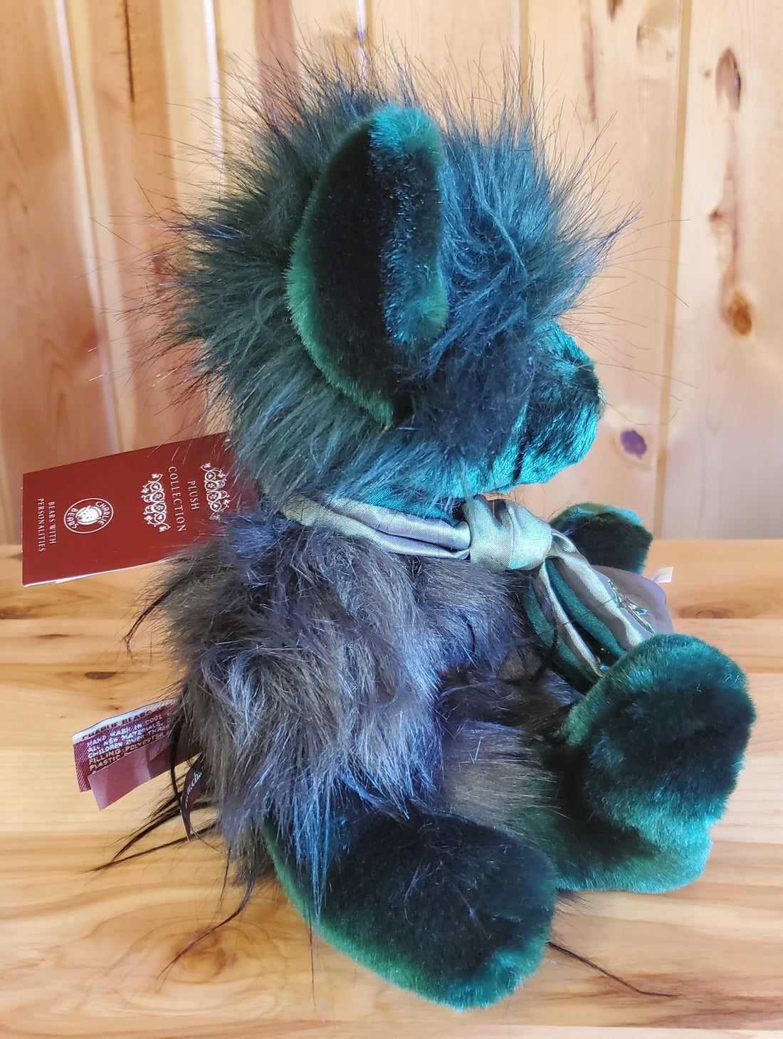 Forest Troll - 12" Dark Green Plush by Charlie Bears