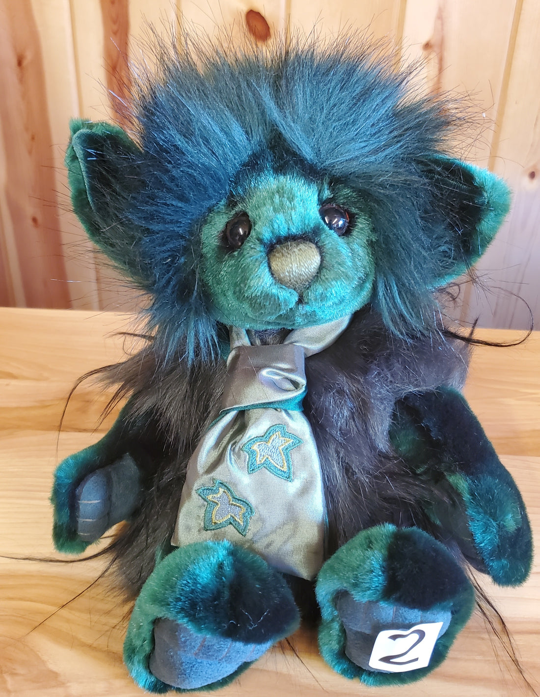 Forest Troll - 12" Deep Green Plush from Charlie Bears