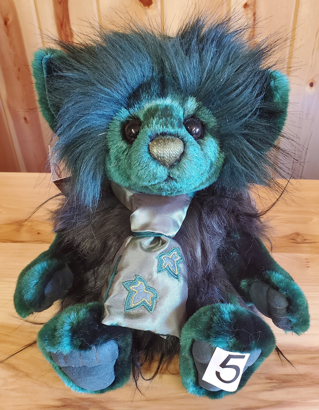 Forest Troll - 12" Dark Green Plush by Charlie Bears