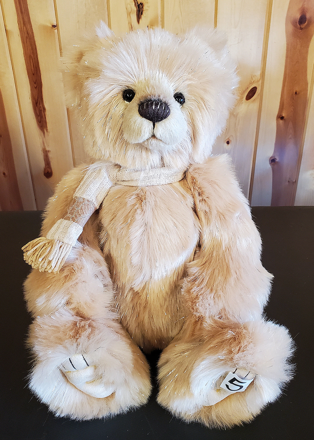 Cookie Crumbs - 17" Golden Beige Plush by Charlie Bears