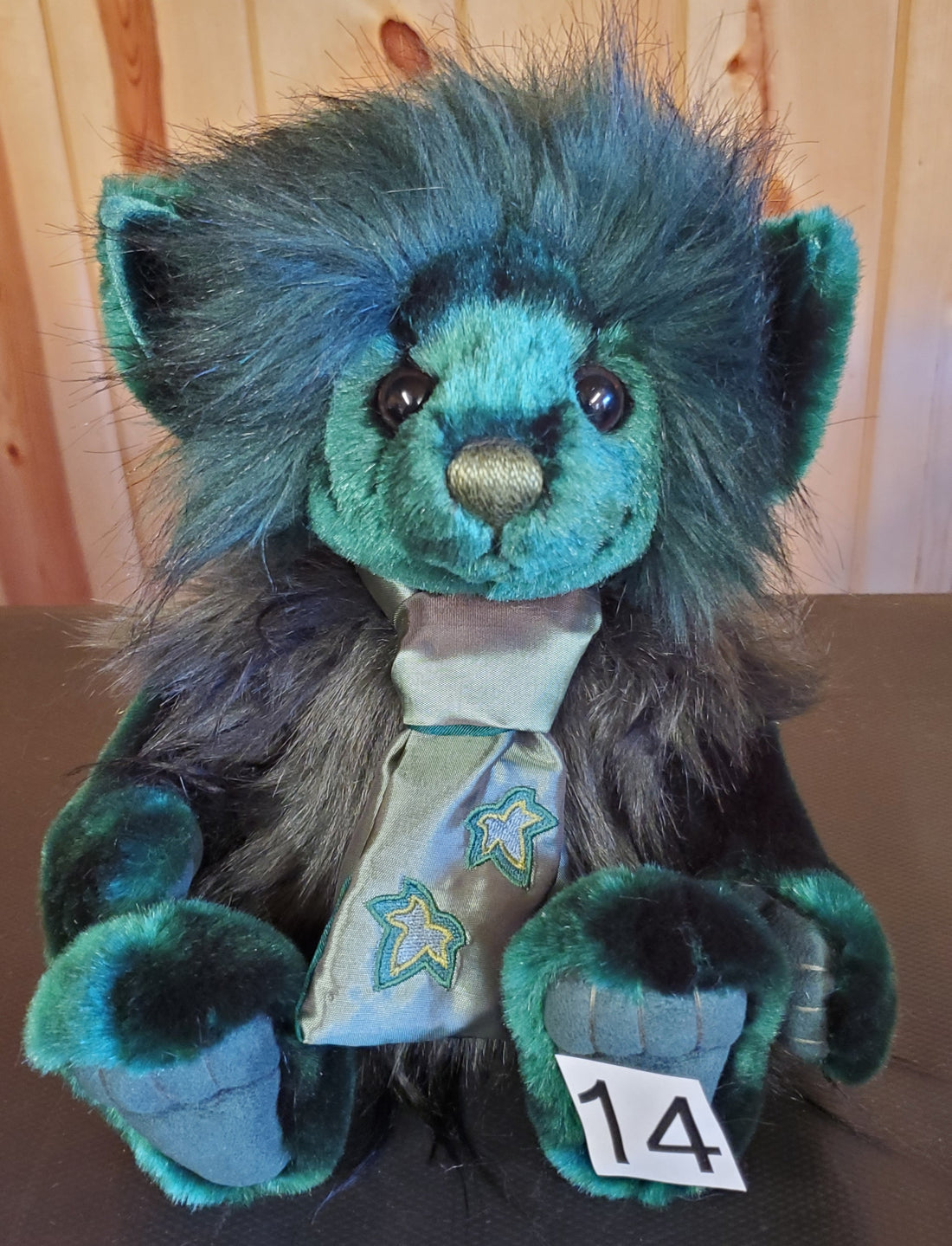 Forest Troll - 12" Deep Green Plush from Charlie Bears