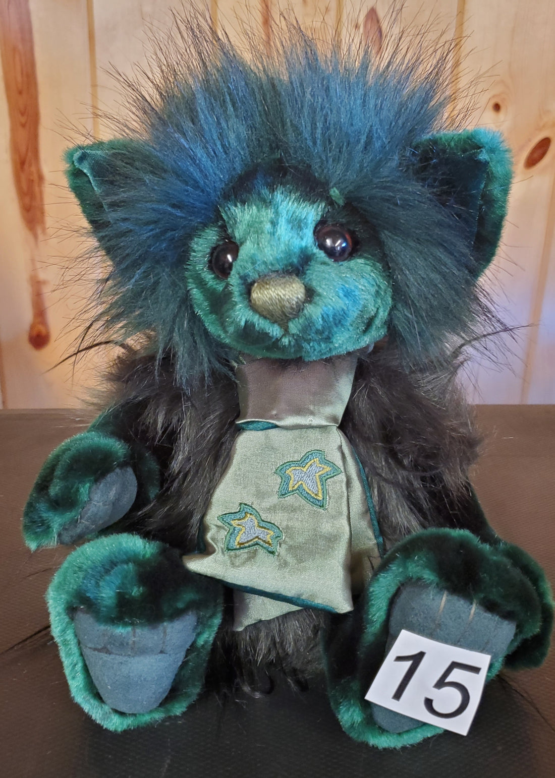 Forest Troll - 12" Dark Green Plush by Charlie Bears