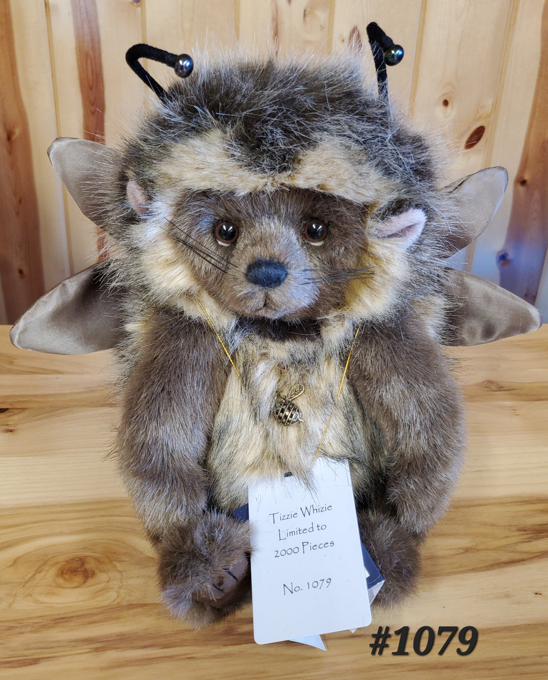 Tizzie whizie - 12" Brown Cryptid by Charlie Bears