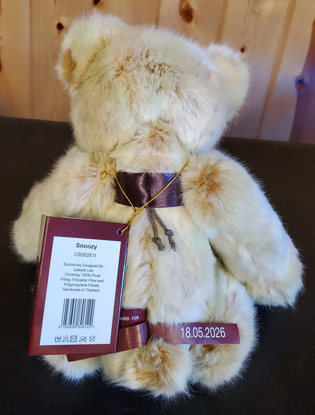 Snoozy - 12" Cream and Tan Plush by Charlie Bears