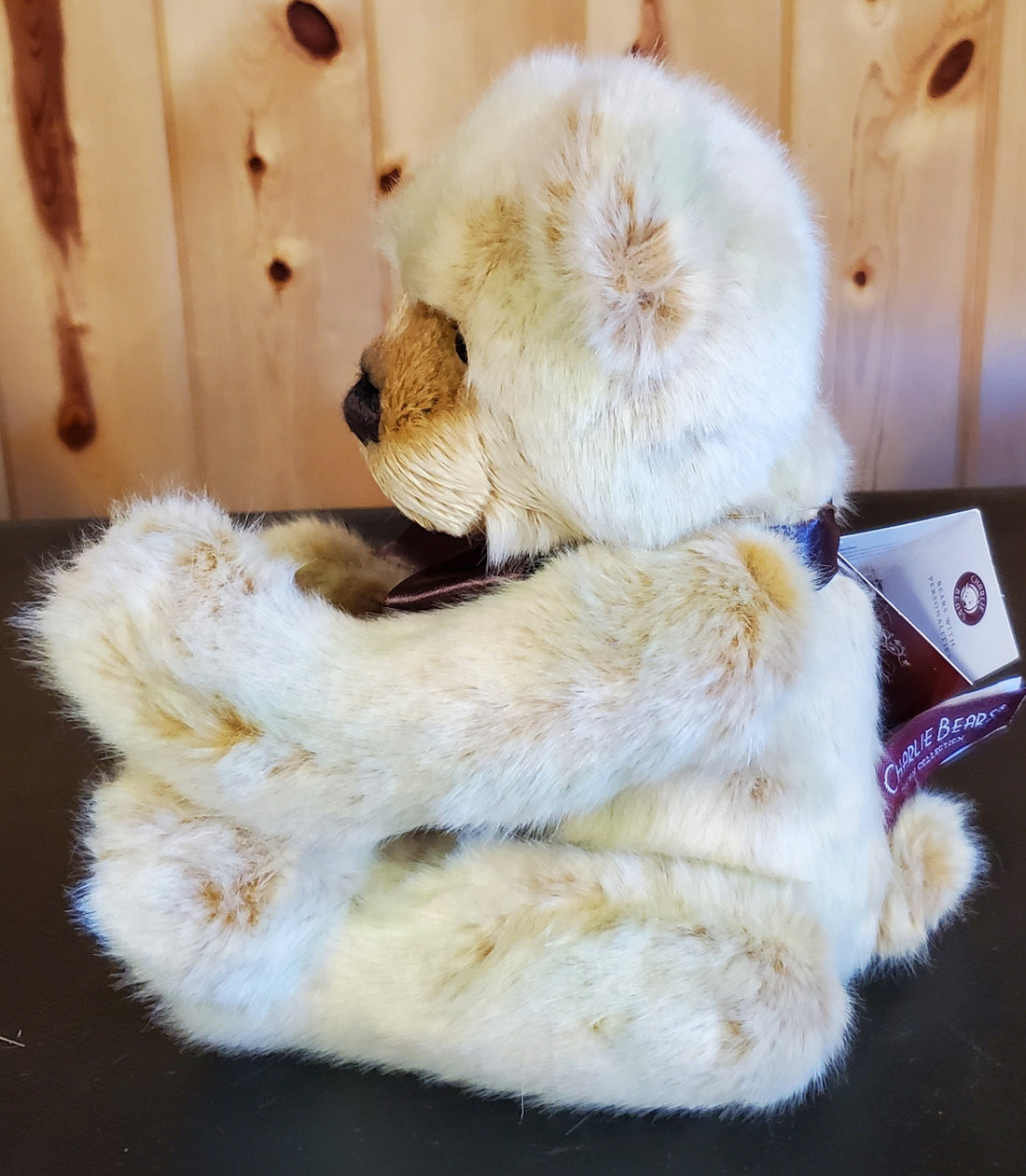 Snoozy - 12" Cream and Tan Plush by Charlie Bears