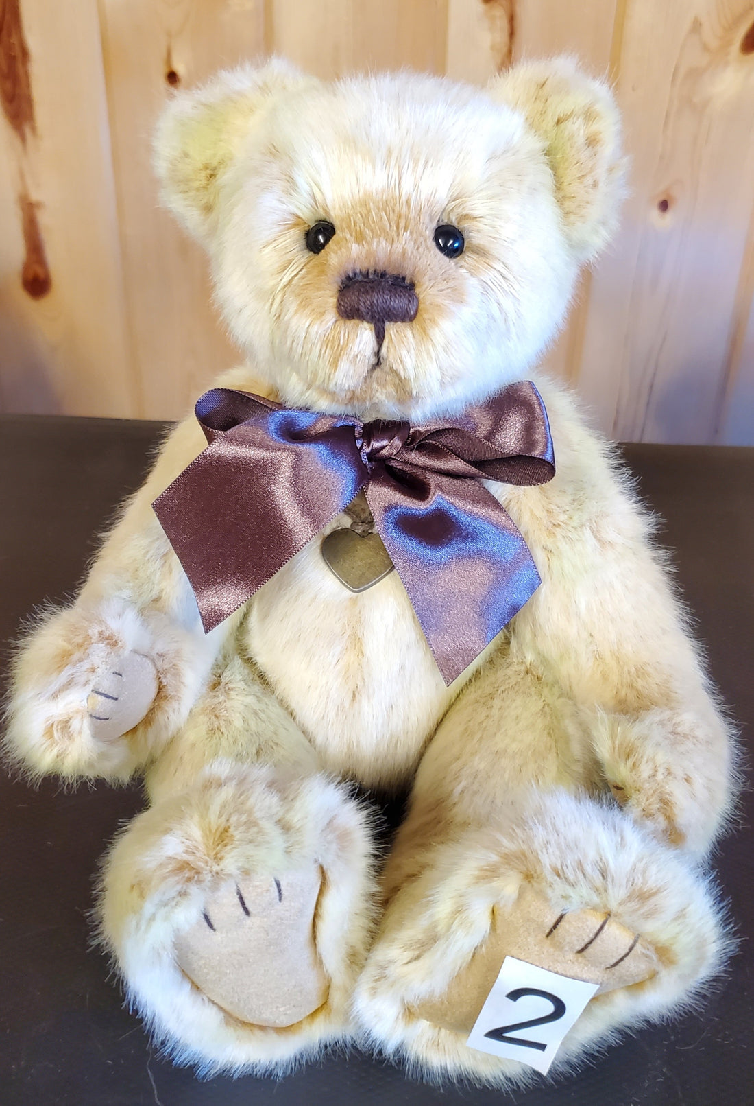 Snoozy - 12" Cream and Tan Plush by Charlie Bears