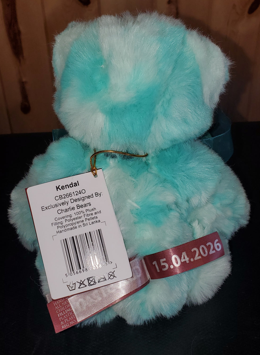 Kendal - 9" Tourquoise Blue Plush by Charlie Bears