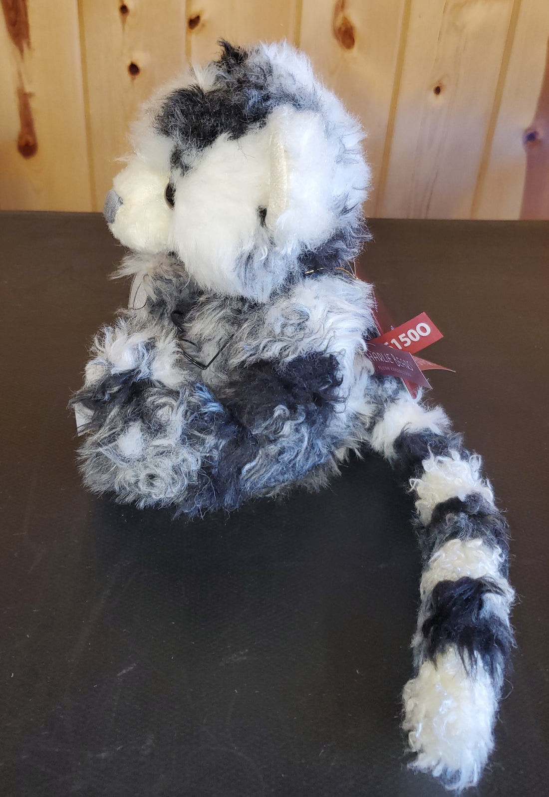 Glasses Monster - 11" Black, Grey, and White Plush from the Monsterology Series by Charlie Bears