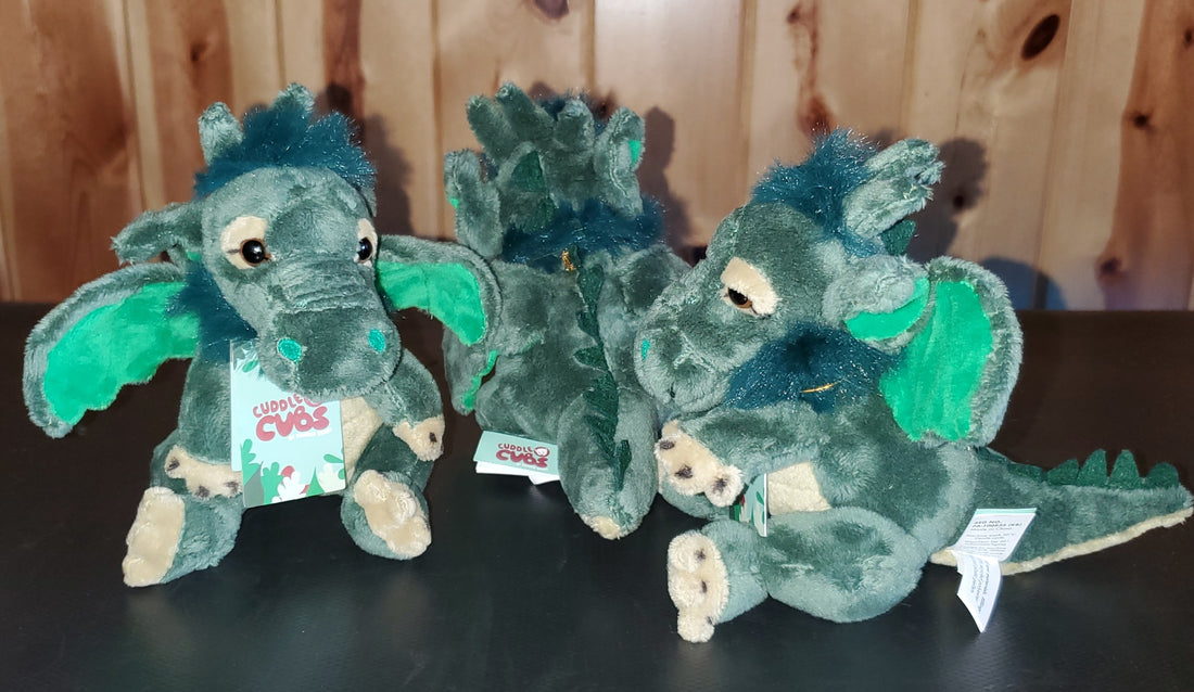 Grumbleweed - 5" Green Dragon Charlie Bears Cuddle Cub