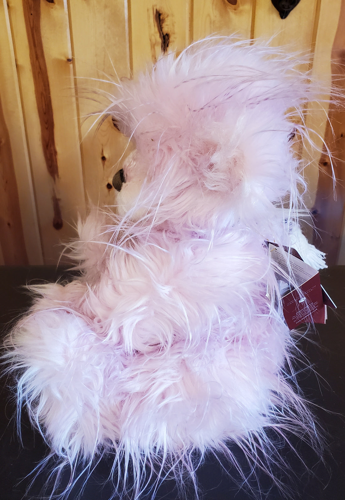 Iris - 16" Pink Plumo Bear w/Gossimer Fur by Charlie Bears