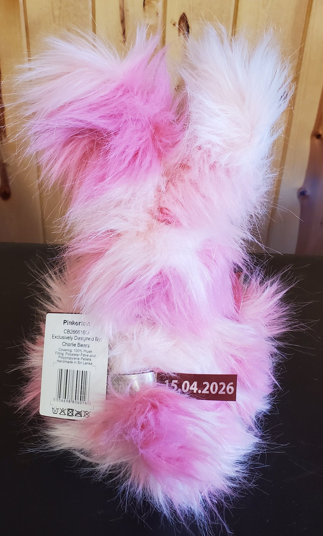 Pinkerton - 10" Pink Bunny Rabbit by Charlie Bears