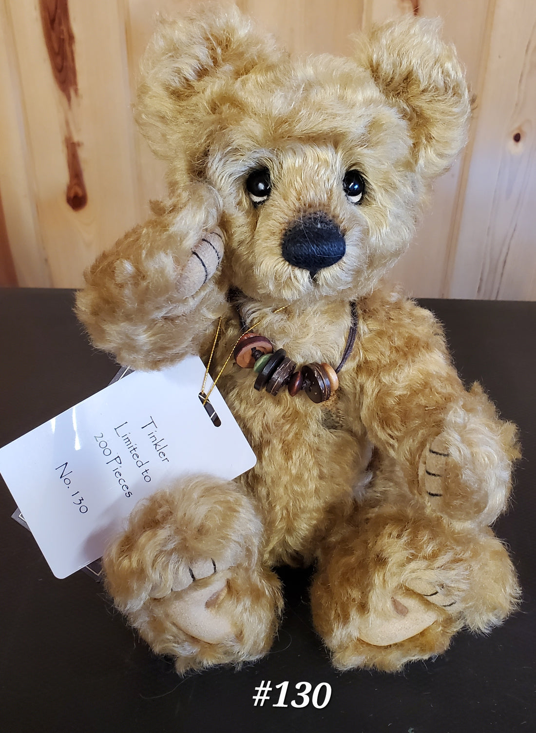 Tinkler - 10" Gold Mohair Isabelle Collection - Made to look worn and antique - Only 200 Made!