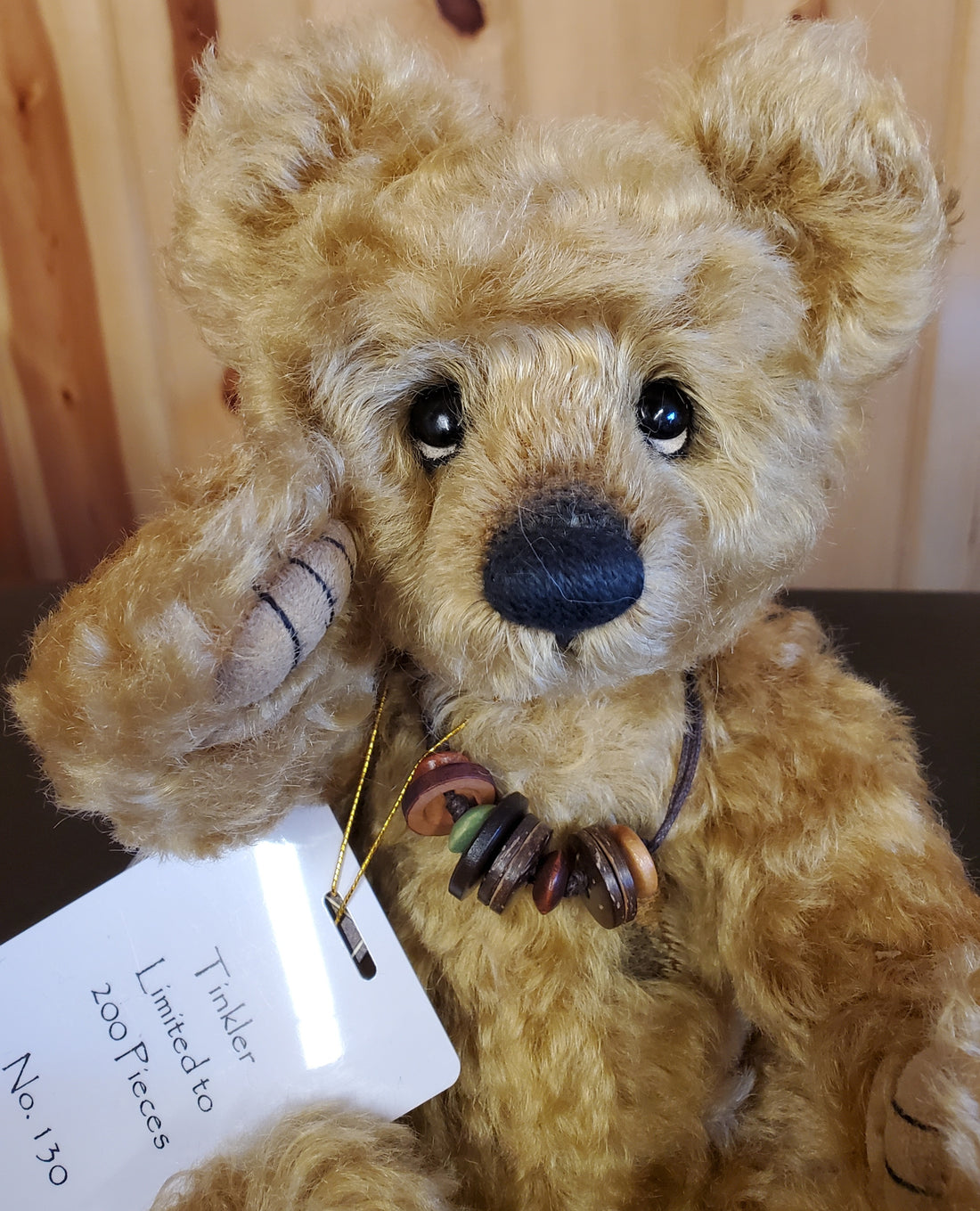 Tinkler - 10" Gold Mohair Isabelle Collection - Made to look worn and antique - Only 200 Made!