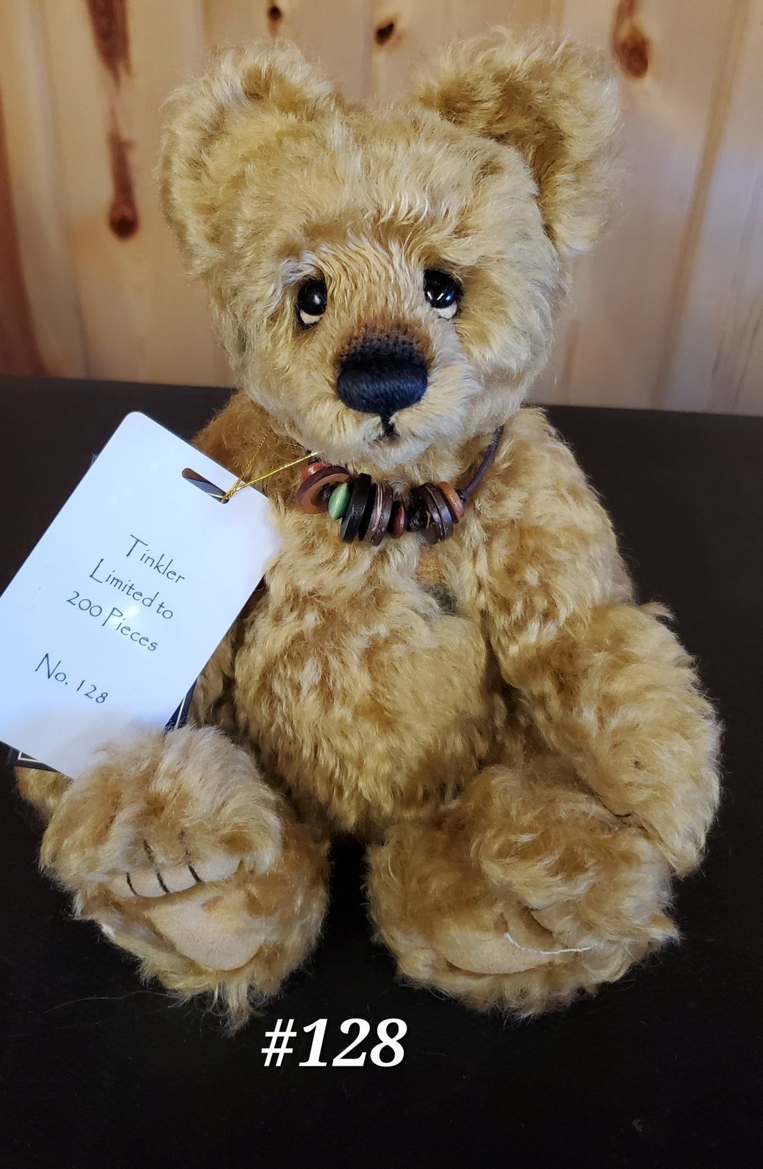 Tinkler - 10" Gold Mohair Isabelle Collection - Made to look worn and antique - Only 200 Made!