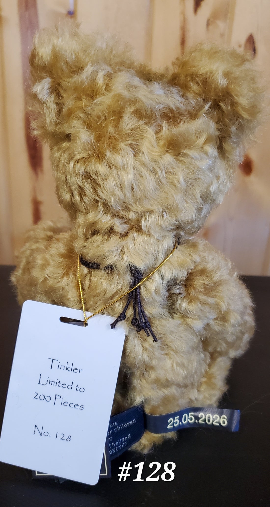 Tinkler - 10" Gold Mohair Isabelle Collection - Made to look worn and antique - Only 200 Made!