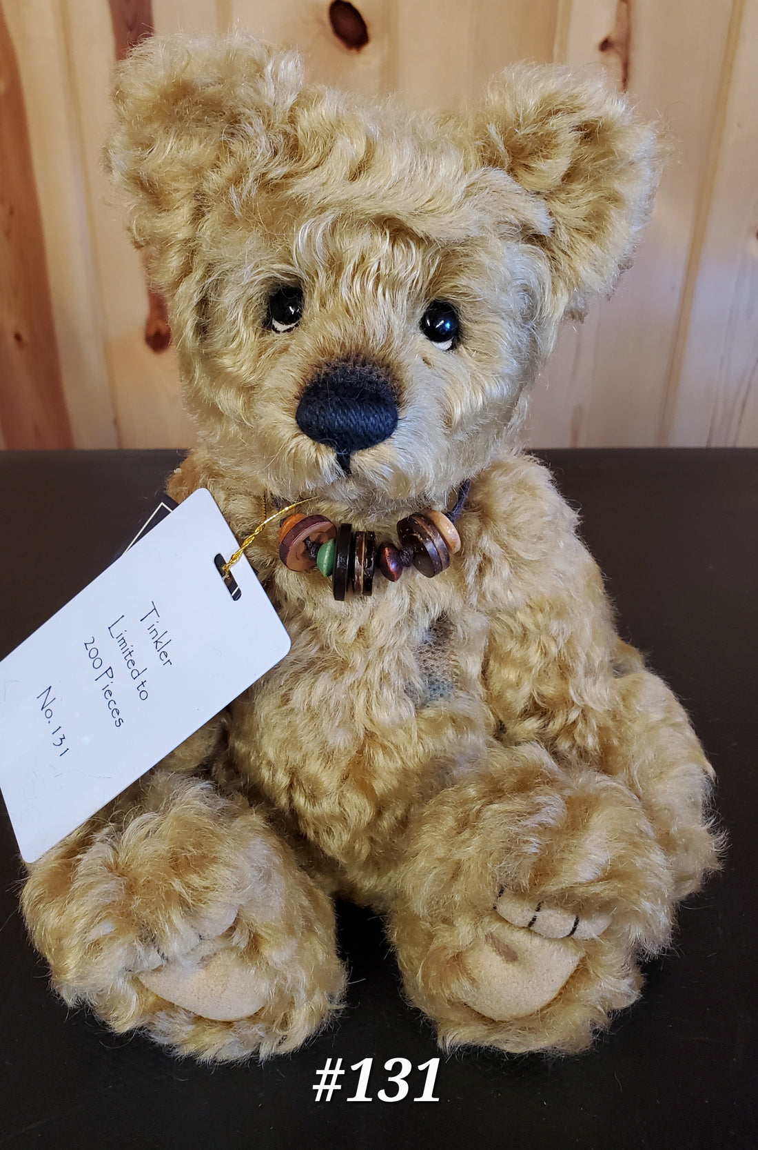 Tinkler - 10" Gold Mohair Isabelle Collection - Made to look worn and antique - Only 200 Made!