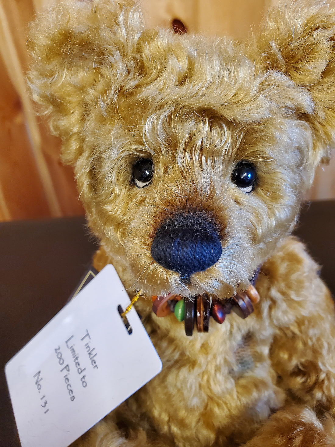 Tinkler - 10" Gold Mohair Isabelle Collection - Made to look worn and antique - Only 200 Made!