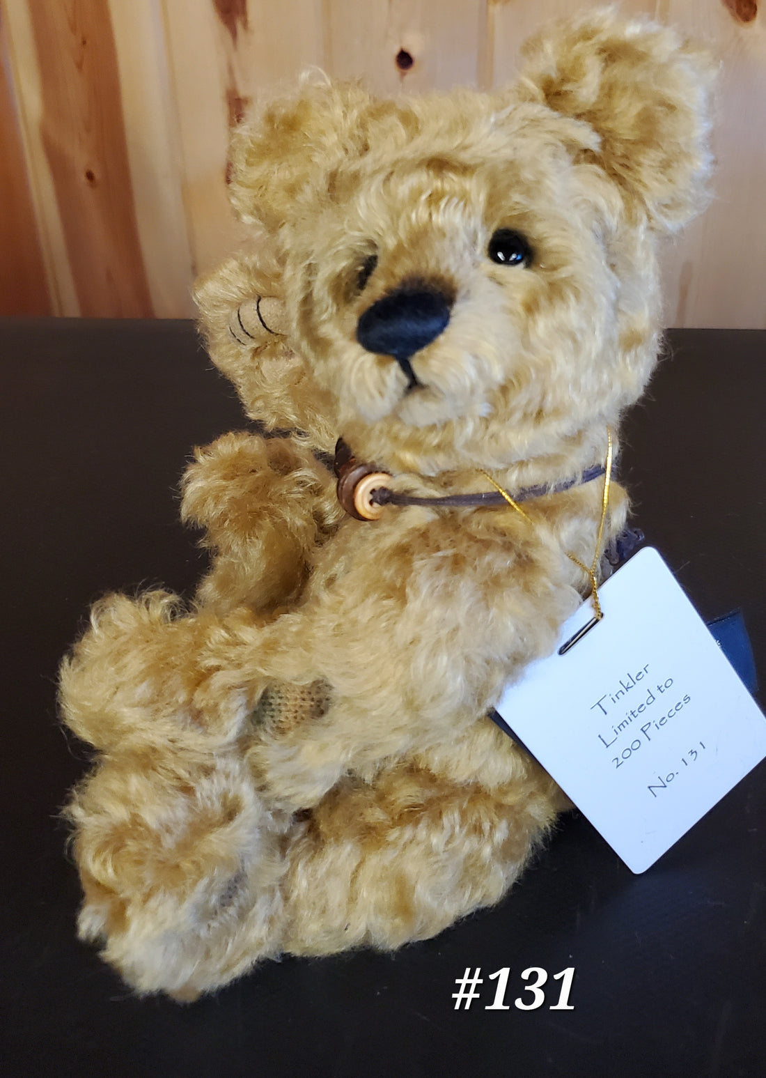 Tinkler - 10" Gold Mohair Isabelle Collection - Made to look worn and antique - Only 200 Made!