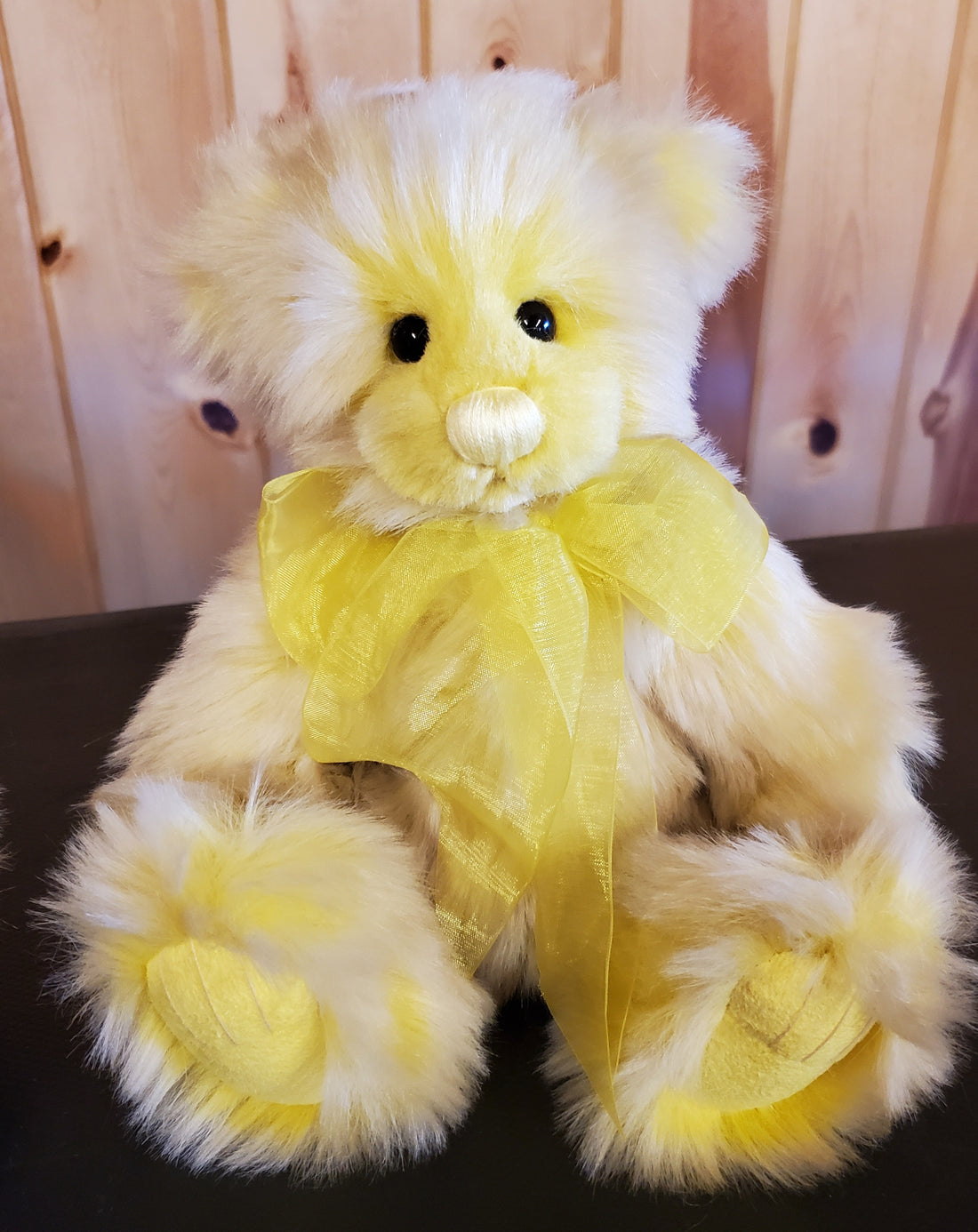 Wednesday, Thursday and Friday - 11" Green, Plum, and Yellow Plush by Charlie Bears