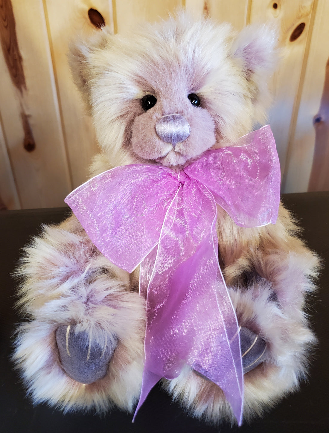 Wednesday, Thursday and Friday - 11" Green, Plum, and Yellow Plush by Charlie Bears