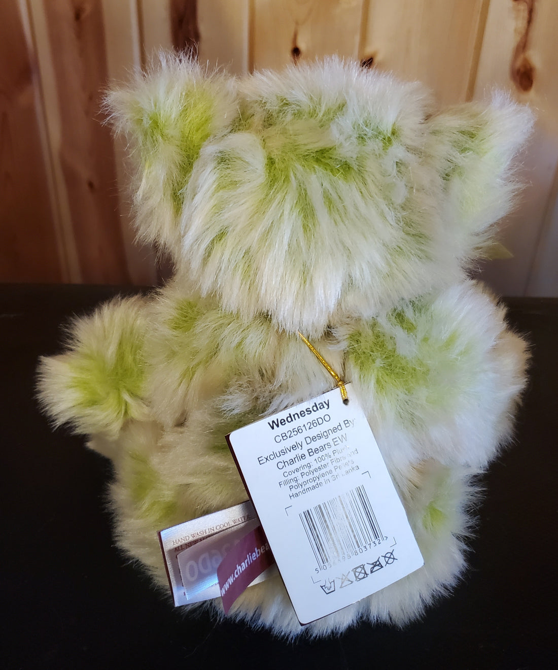 Wednesday, Thursday and Friday - 11" Green, Plum, and Yellow Plush by Charlie Bears