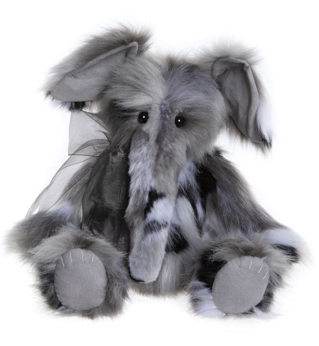 Earl - 15" Furry, Jointed Elephant by Charlie Bears