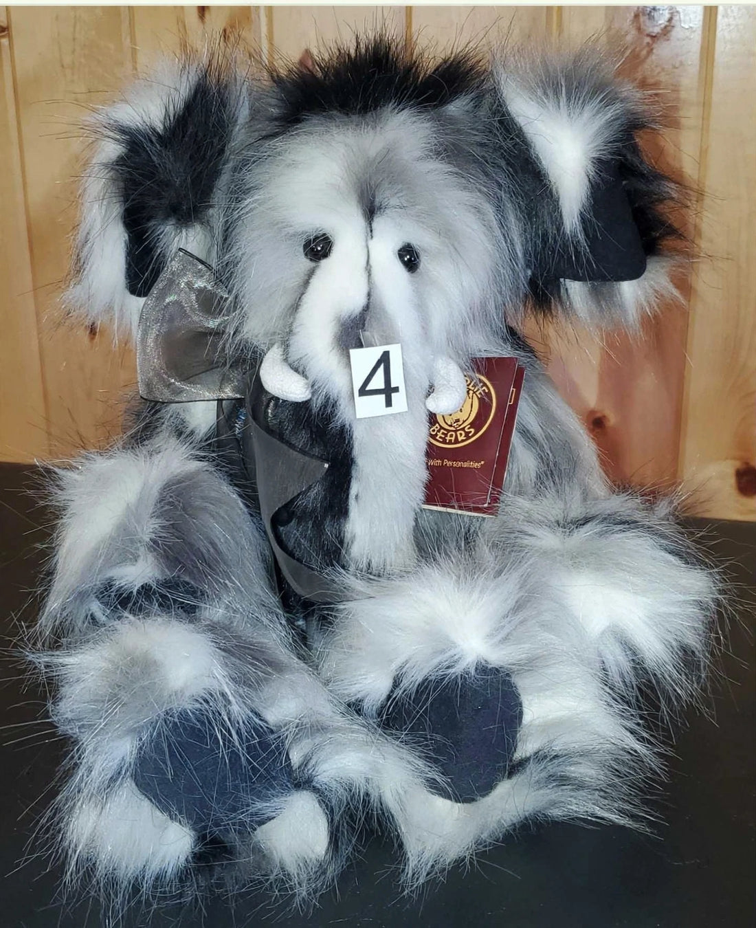 Everest - 16" Grey, Furry Elephant by Charlie Bears