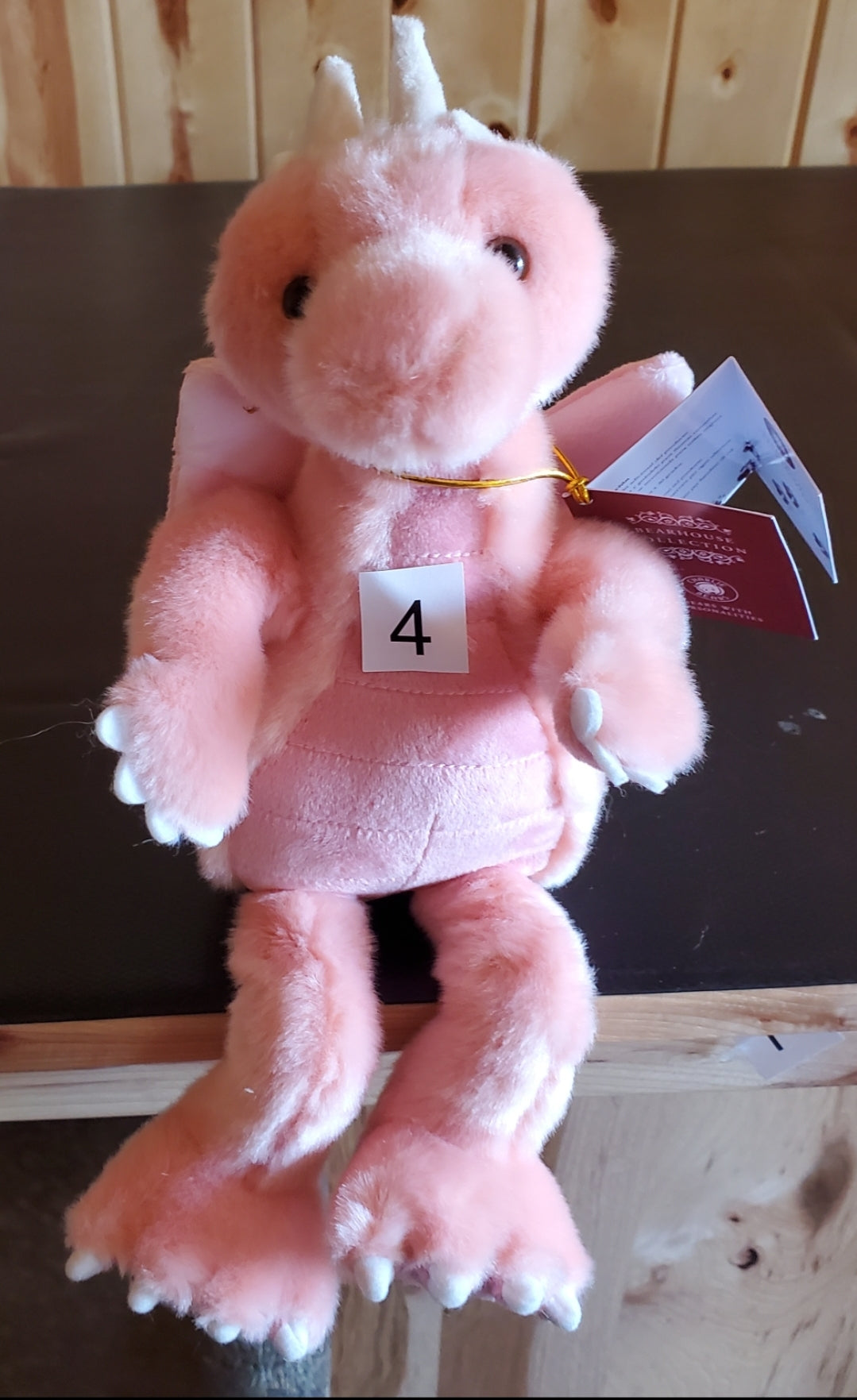 Hearts - 8"  Non-Jointed Dragon Charlie Bears' Bearhouse