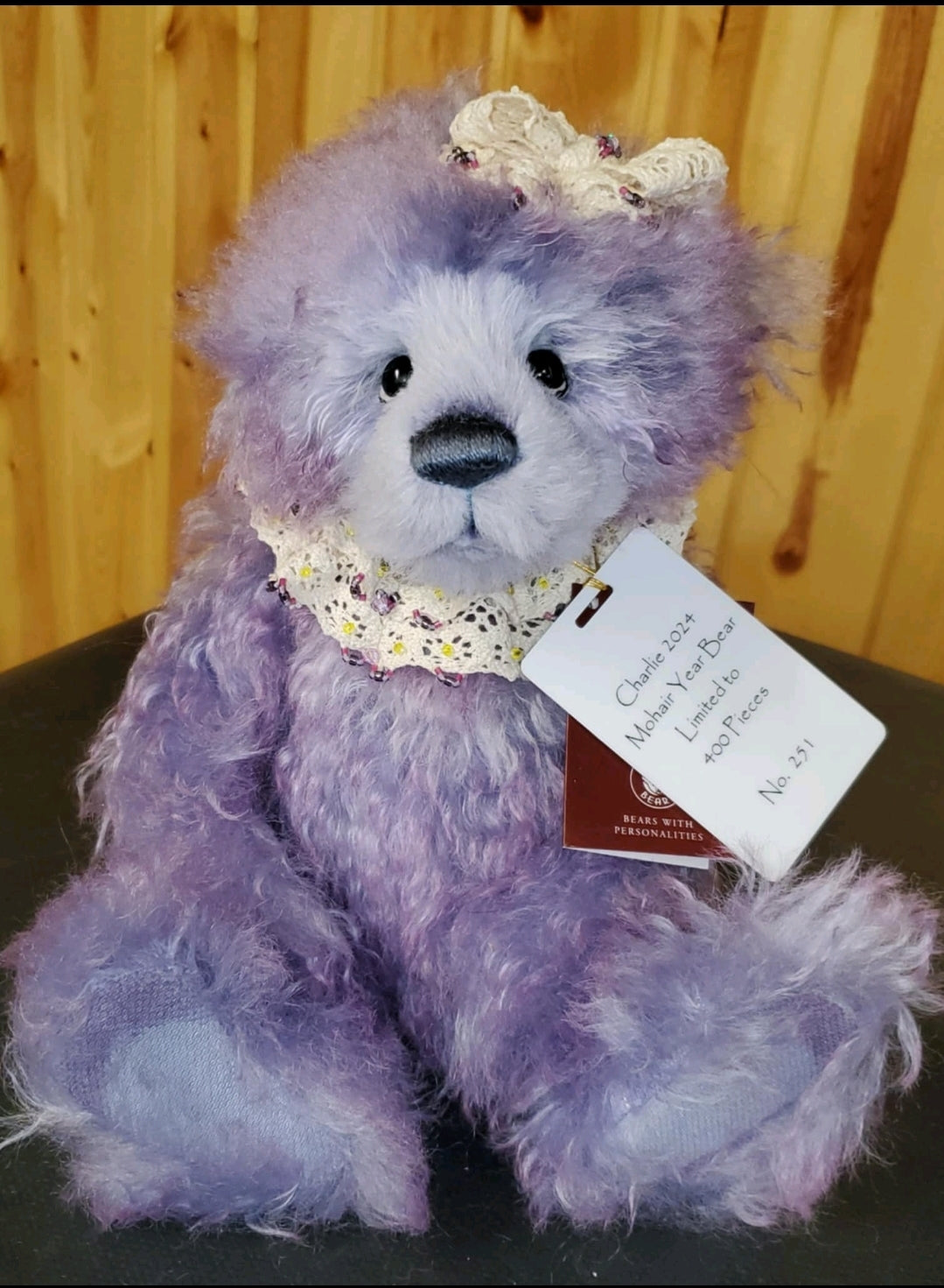 Mohair Year Bear 2024 by Charlie Bears - 14" Only 400 made!