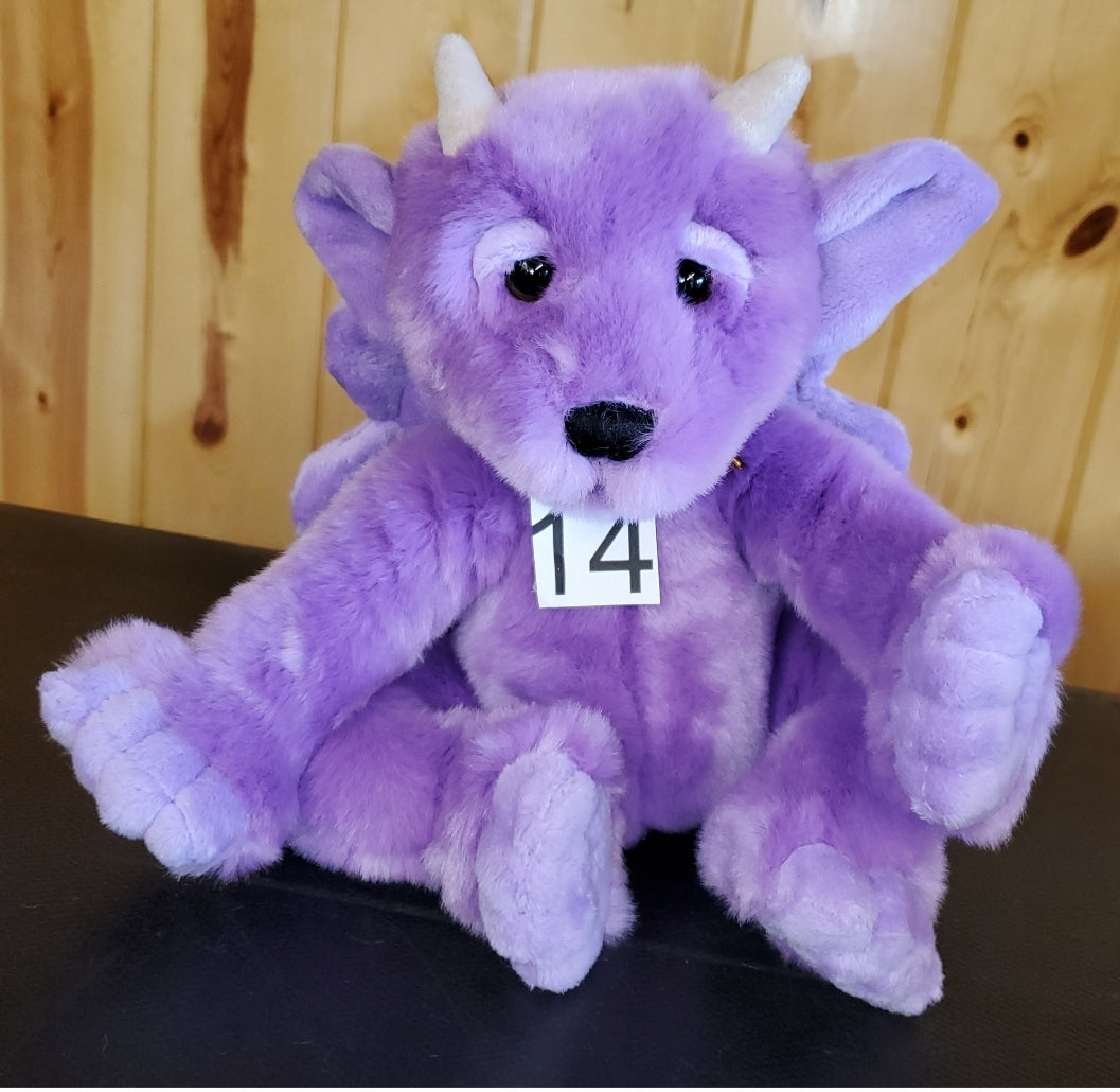Portcullus - 8" Lavender Gargoyle Non-Jointers Charlie Bears' Bearhouse