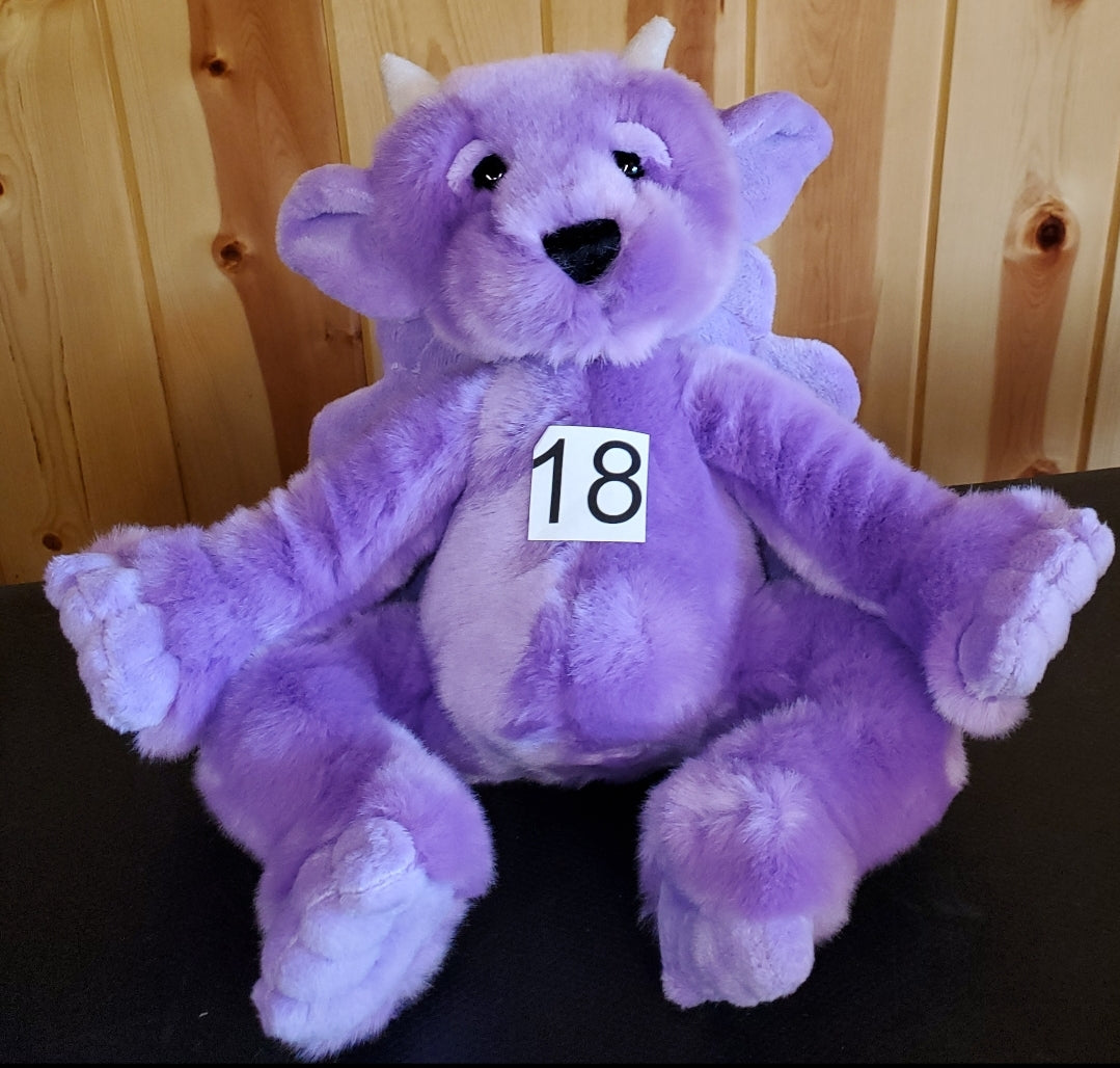 Portcullus - 8" Lavender Gargoyle Non-Jointers Charlie Bears' Bearhouse