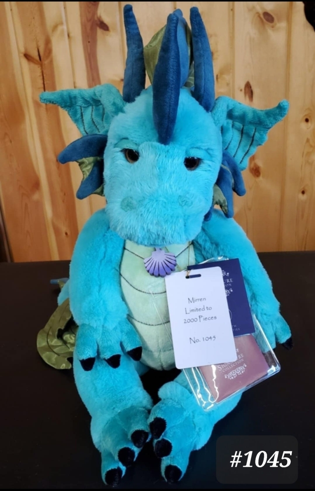 Mirren - 17" Water Dragon - from Charlie Bears Signature Collection