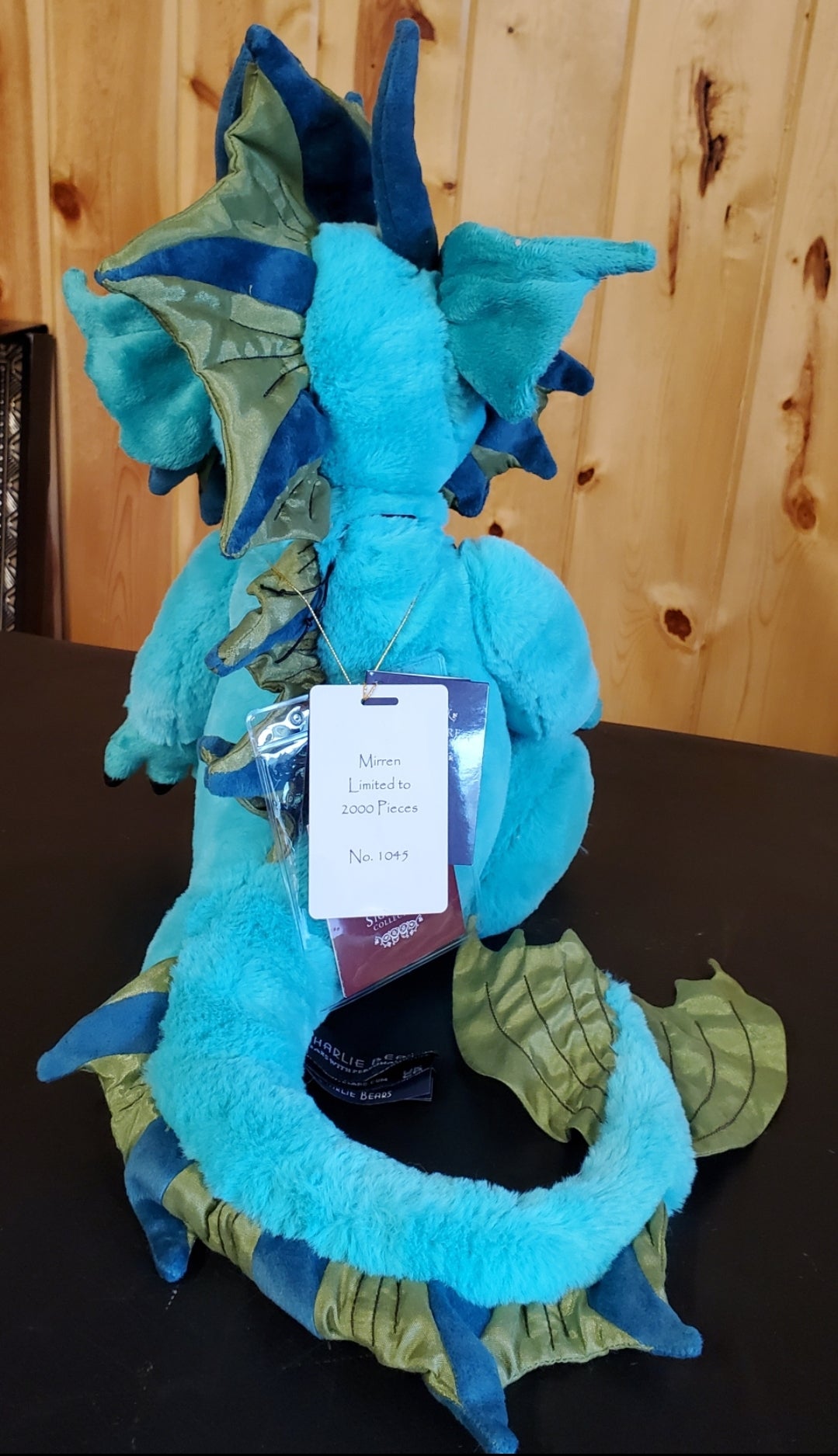 Mirren - 17" Water Dragon - from Charlie Bears Signature Collection