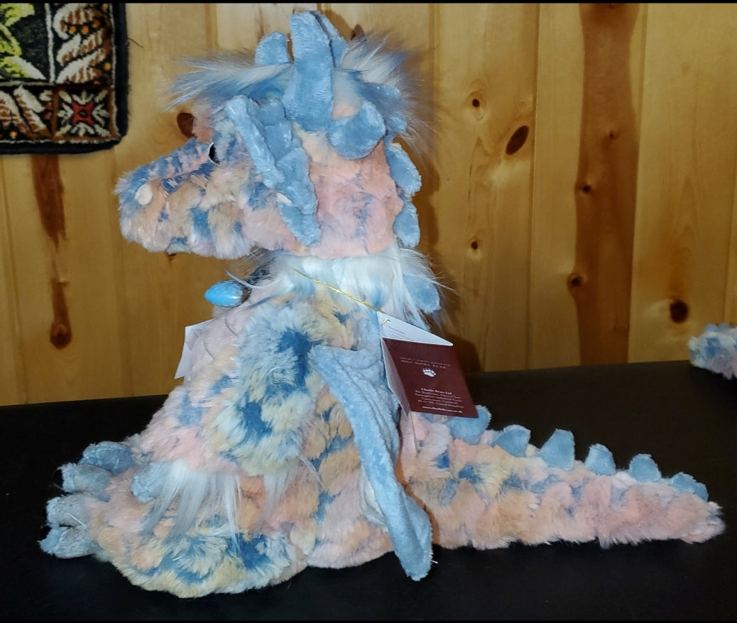 Nova - 15" Pink and Blue Dragon by Charlie Bears