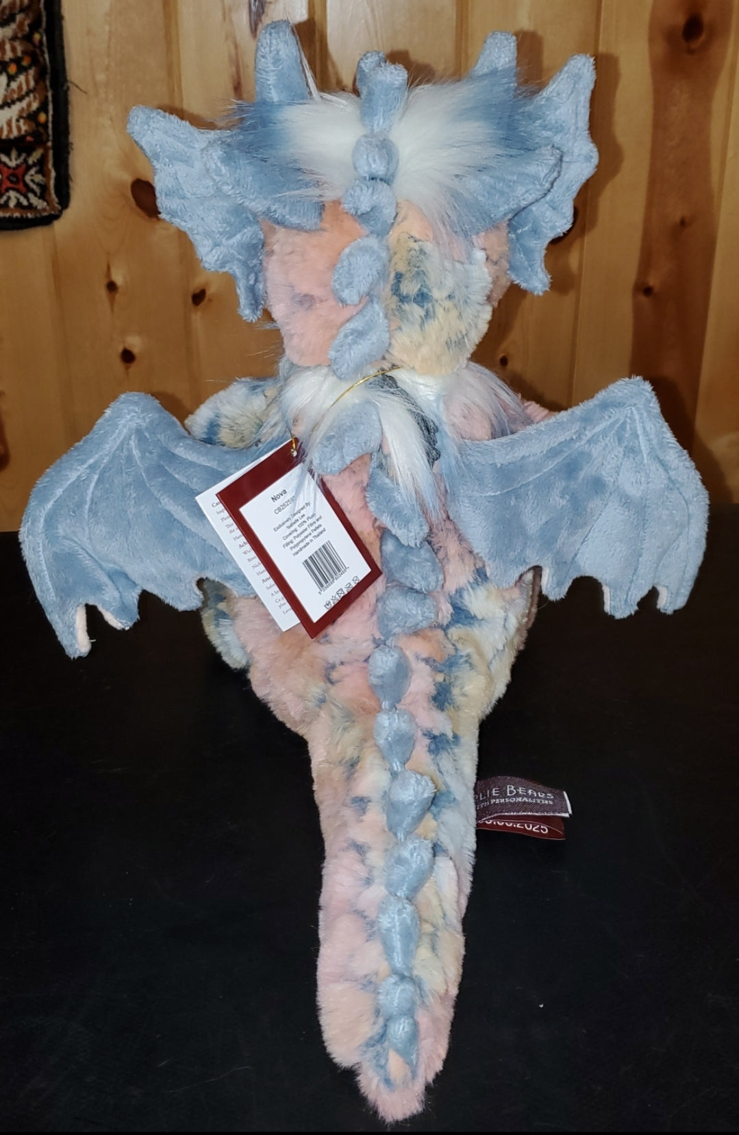 Nova - 15" Pink and Blue Dragon by Charlie Bears