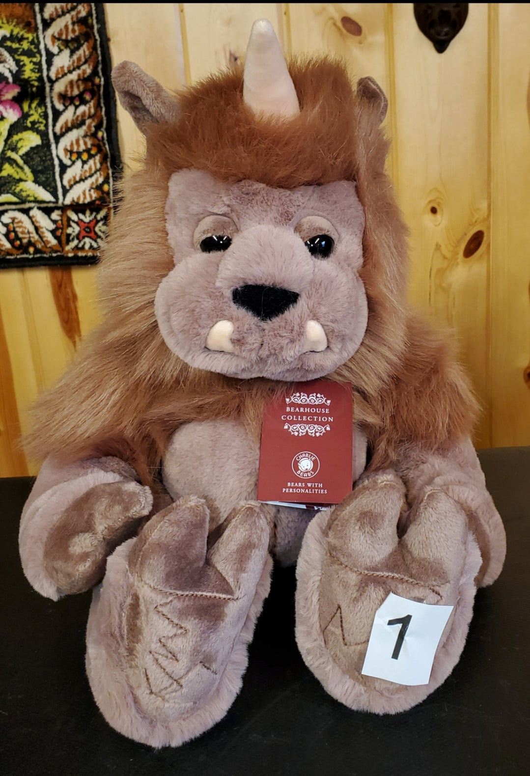 Quarry - 11" Soft Huggable Ogre by Charlie Bears Ogres and Giants  - Safe for 18 months and up! (Copy)