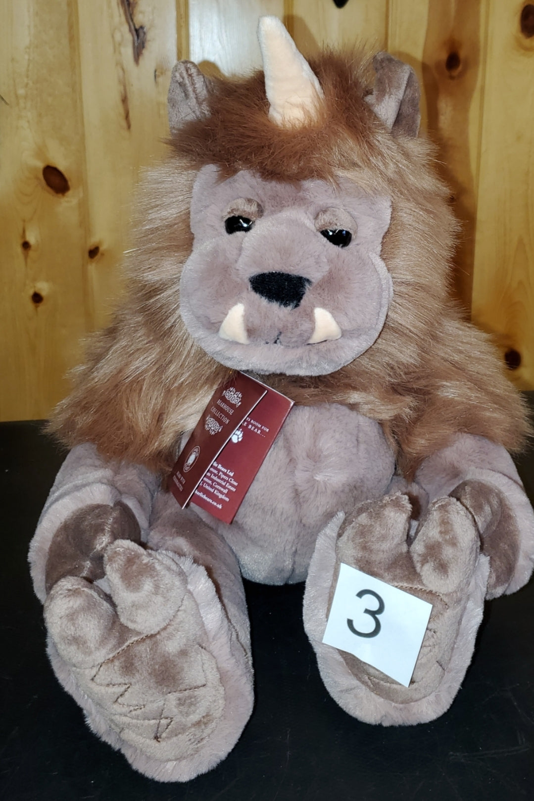 Quarry - 11" Soft Huggable Ogre by Charlie Bears Ogres and Giants  - Safe for 18 months and up! (Copy)