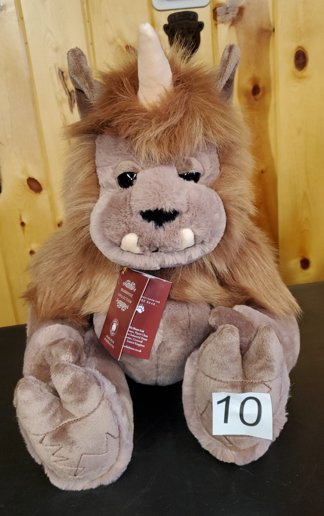 Quarry - 11" Soft Huggable Ogre by Charlie Bears Ogres and Giants  - Safe for 18 months and up! (Copy)